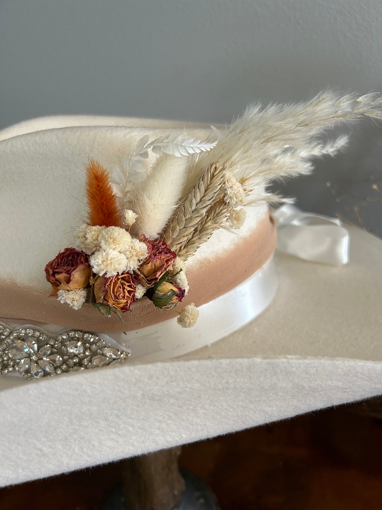 Western Boho bridal cowgirl hat!