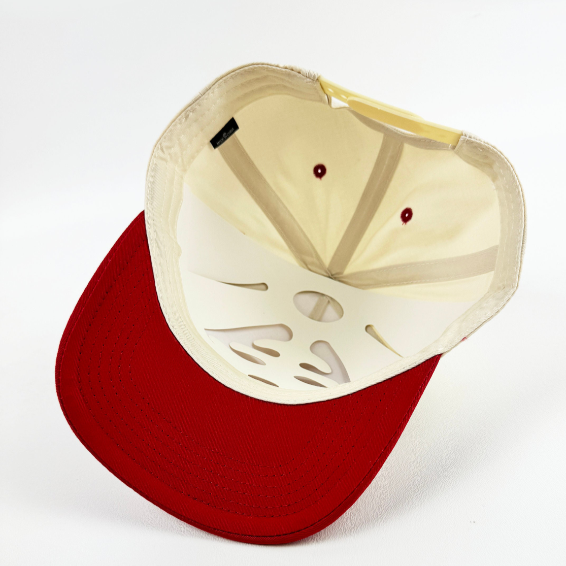 Red/Cream baseball cap
