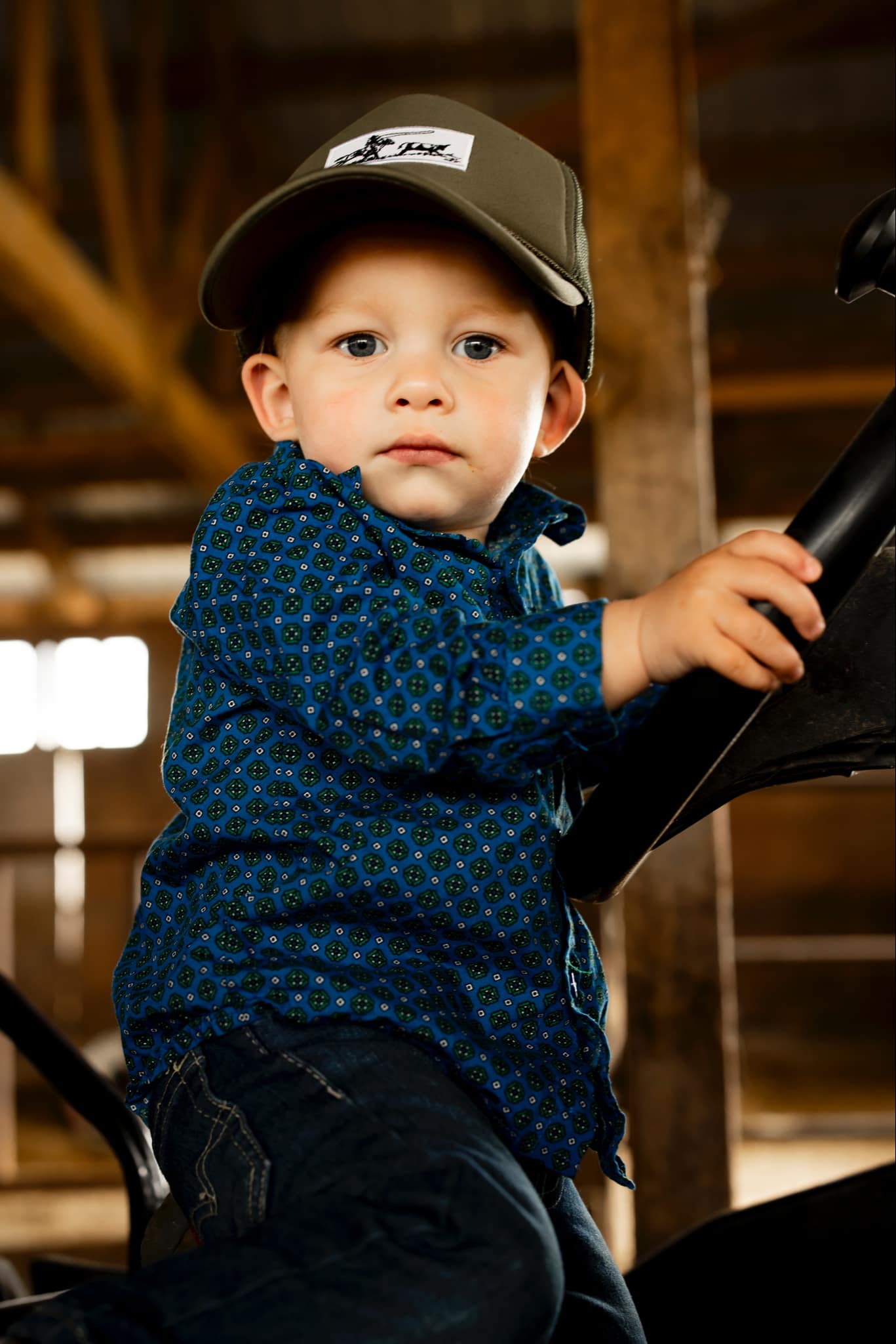 Roping youth trucker