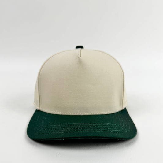 Green/White baseball cap