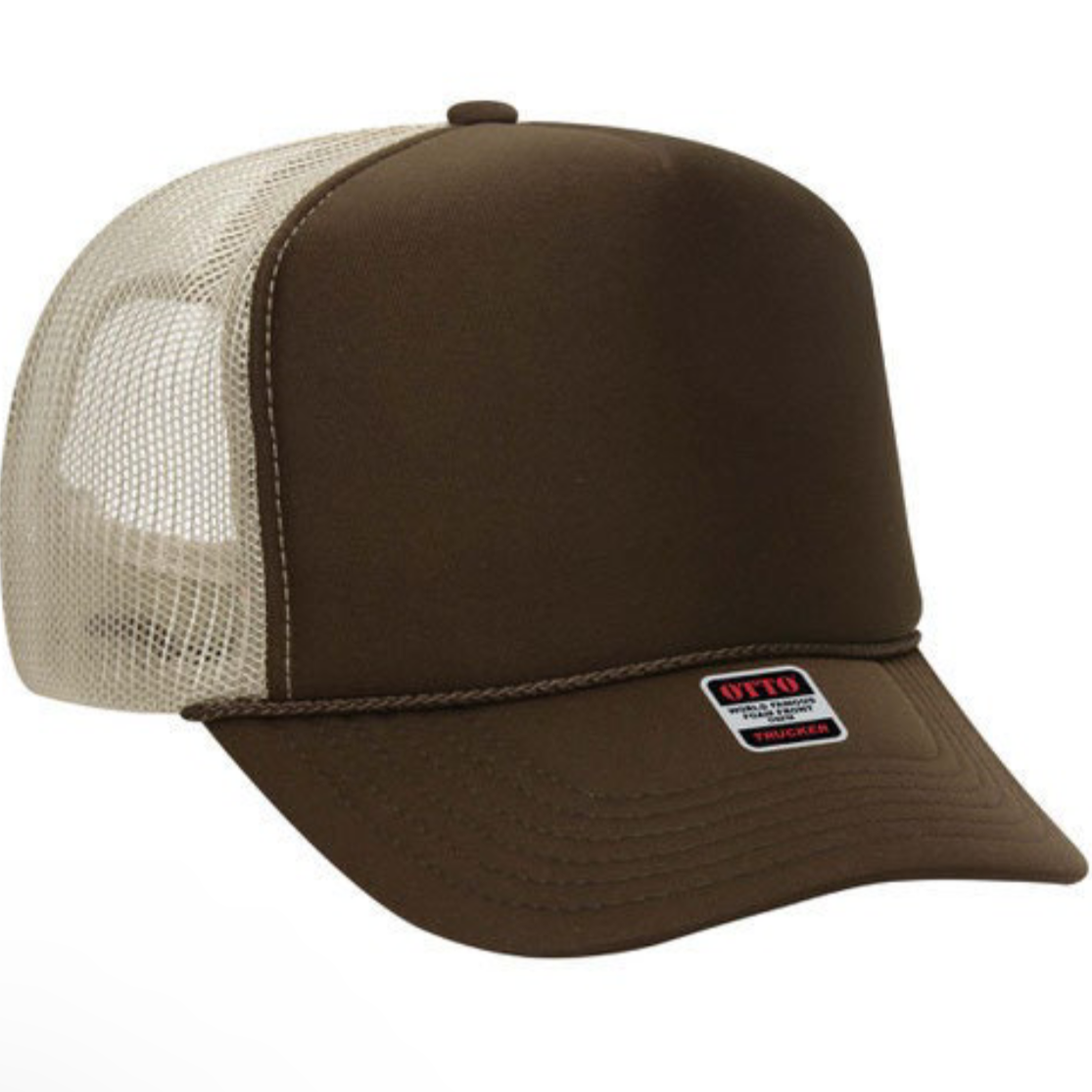 Brown/Khaki  foam trucker