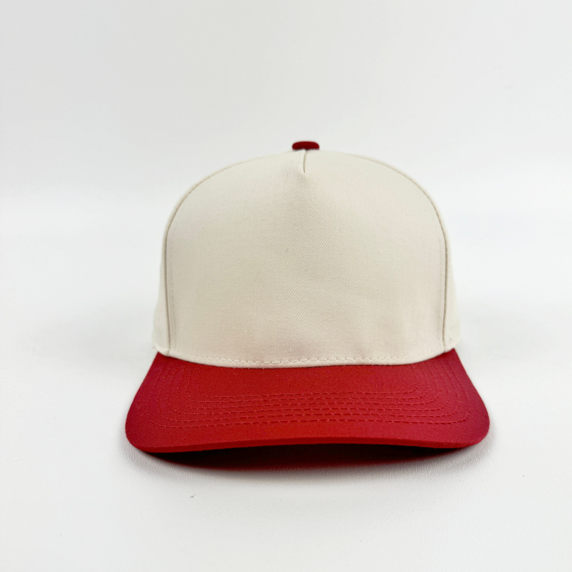 Red/Cream baseball cap