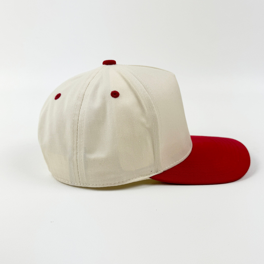 Red/Cream baseball cap
