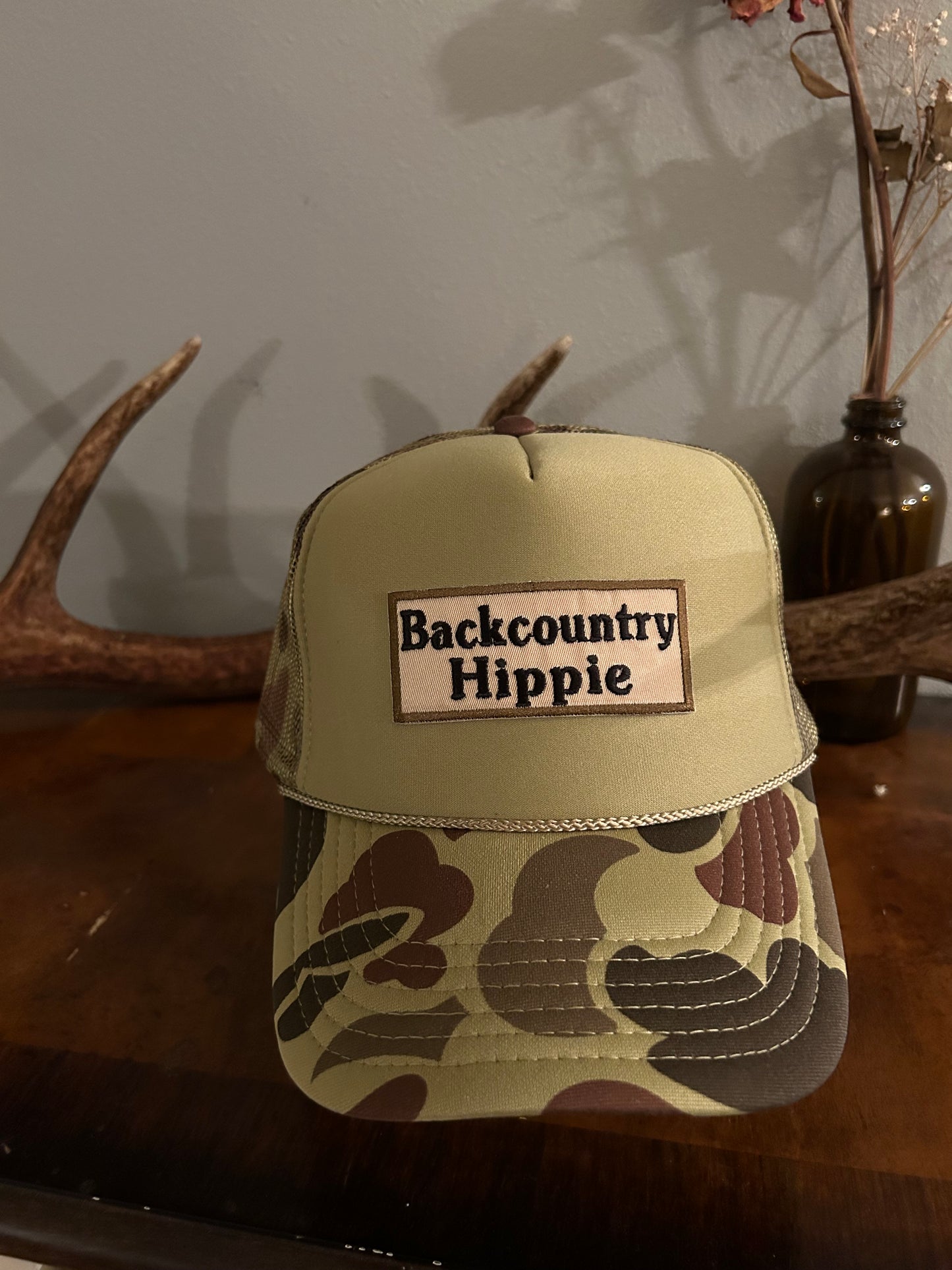 Sage Green camo BCH trucker