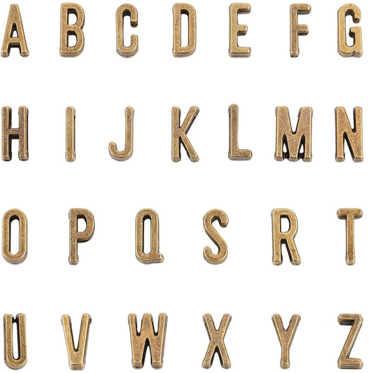 Letter charms