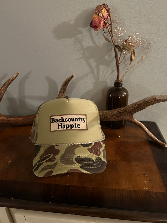 Sage Green camo BCH trucker