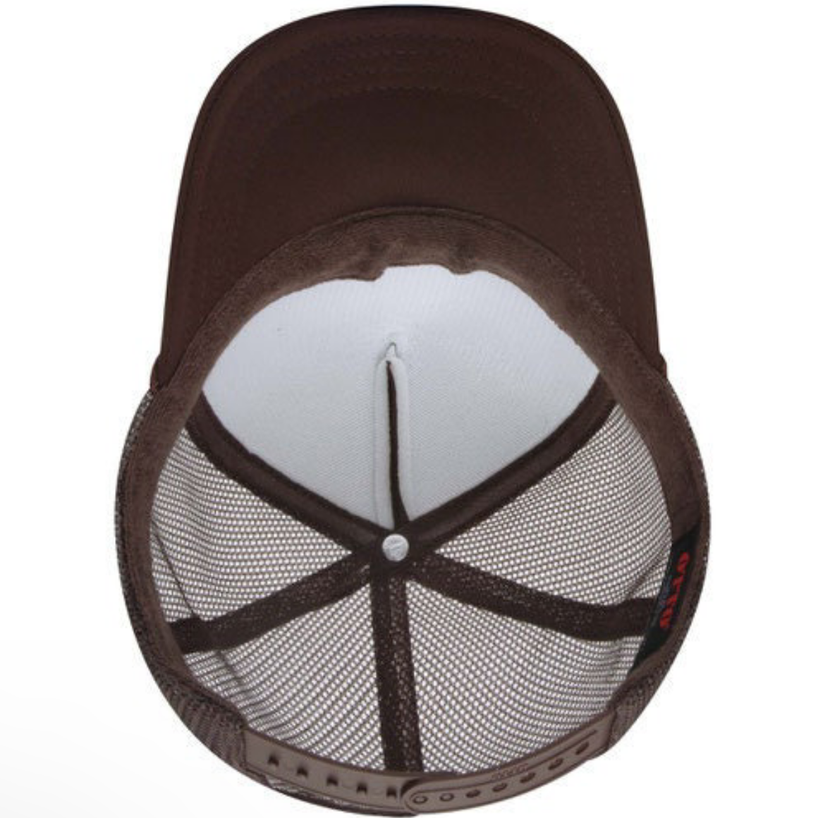 Brown foam trucker