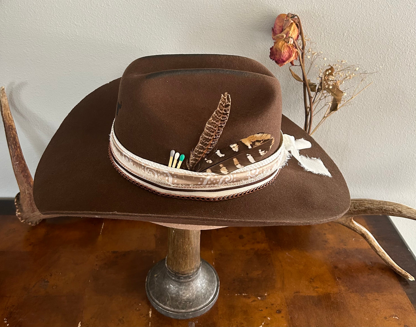 Custom brown cowgirl