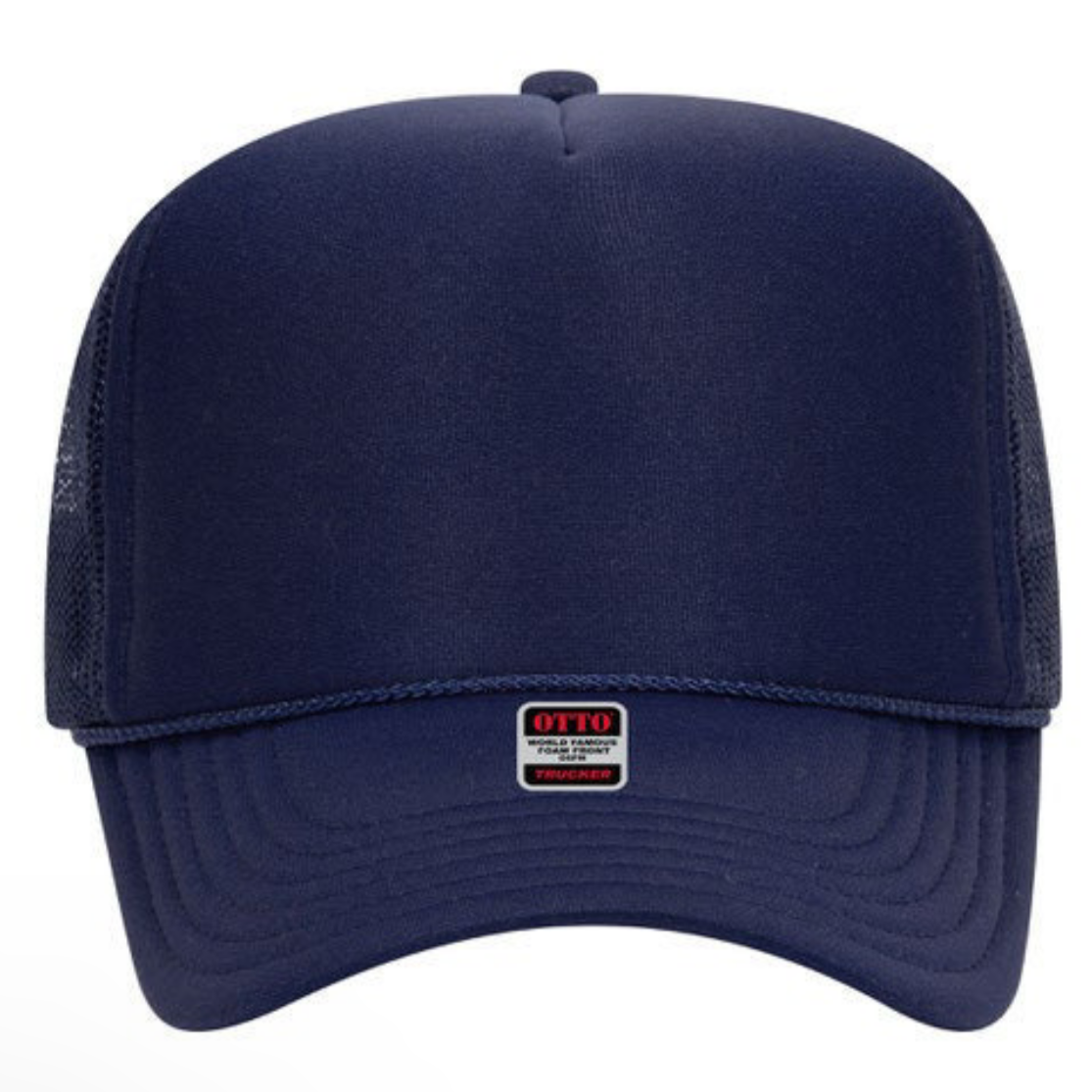 Navy foam trucker