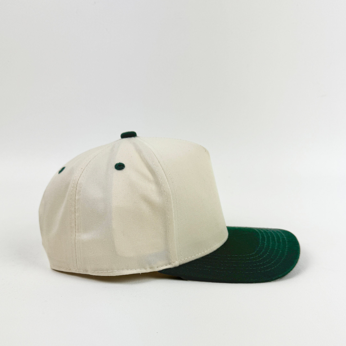 Green/White baseball cap