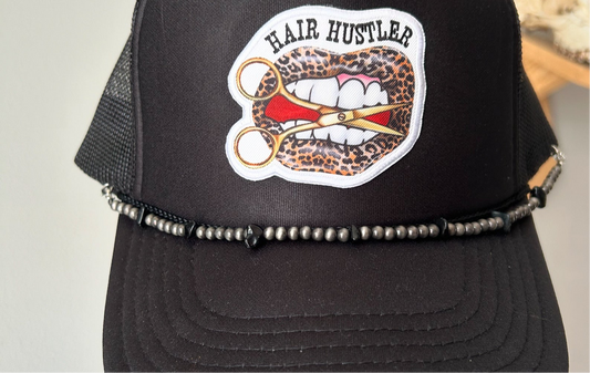 Black obsidian and Navajo pearl chain
