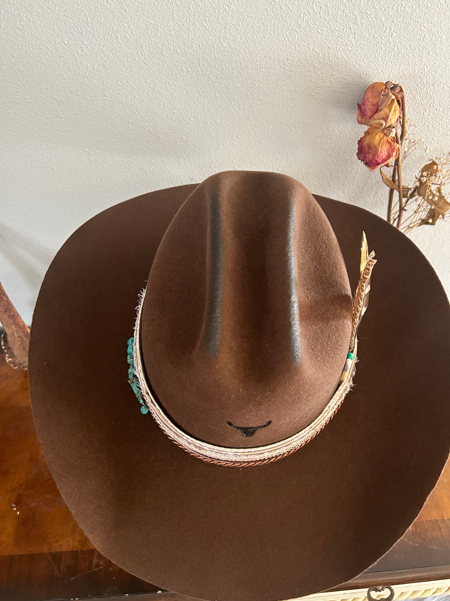 Custom brown cowgirl