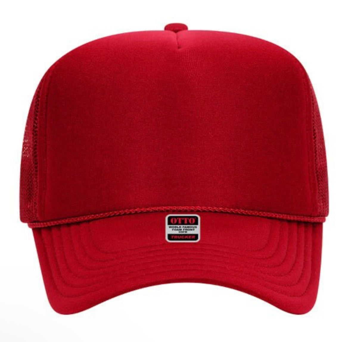 Red foam trucker