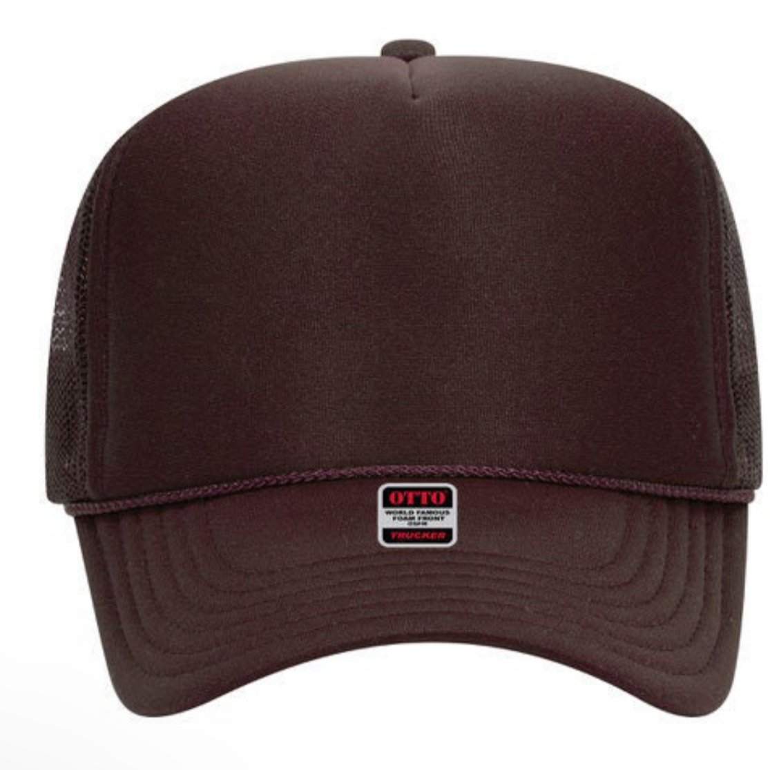 Brown foam trucker