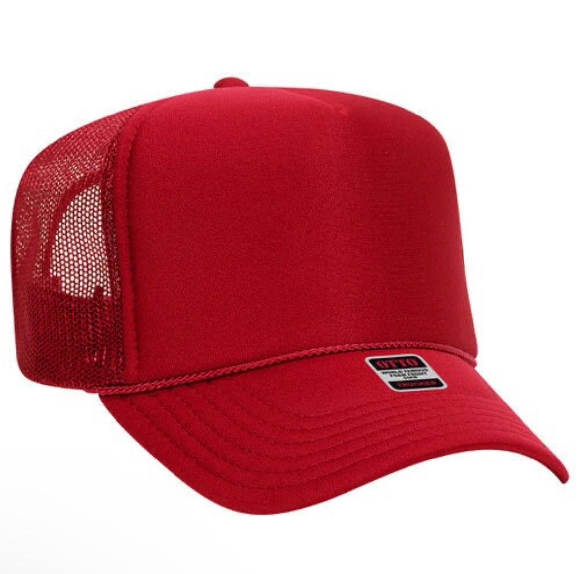 Red foam trucker