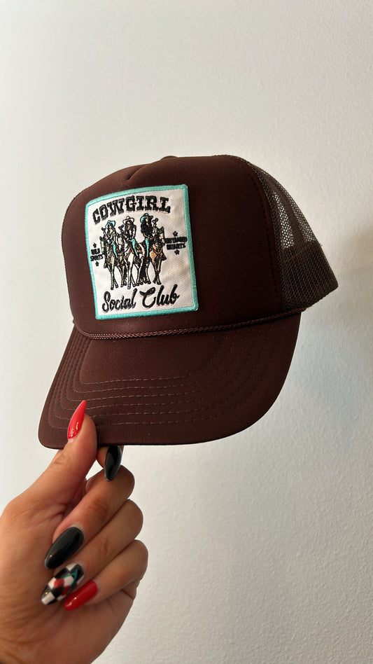 Cowgirl social club trucker