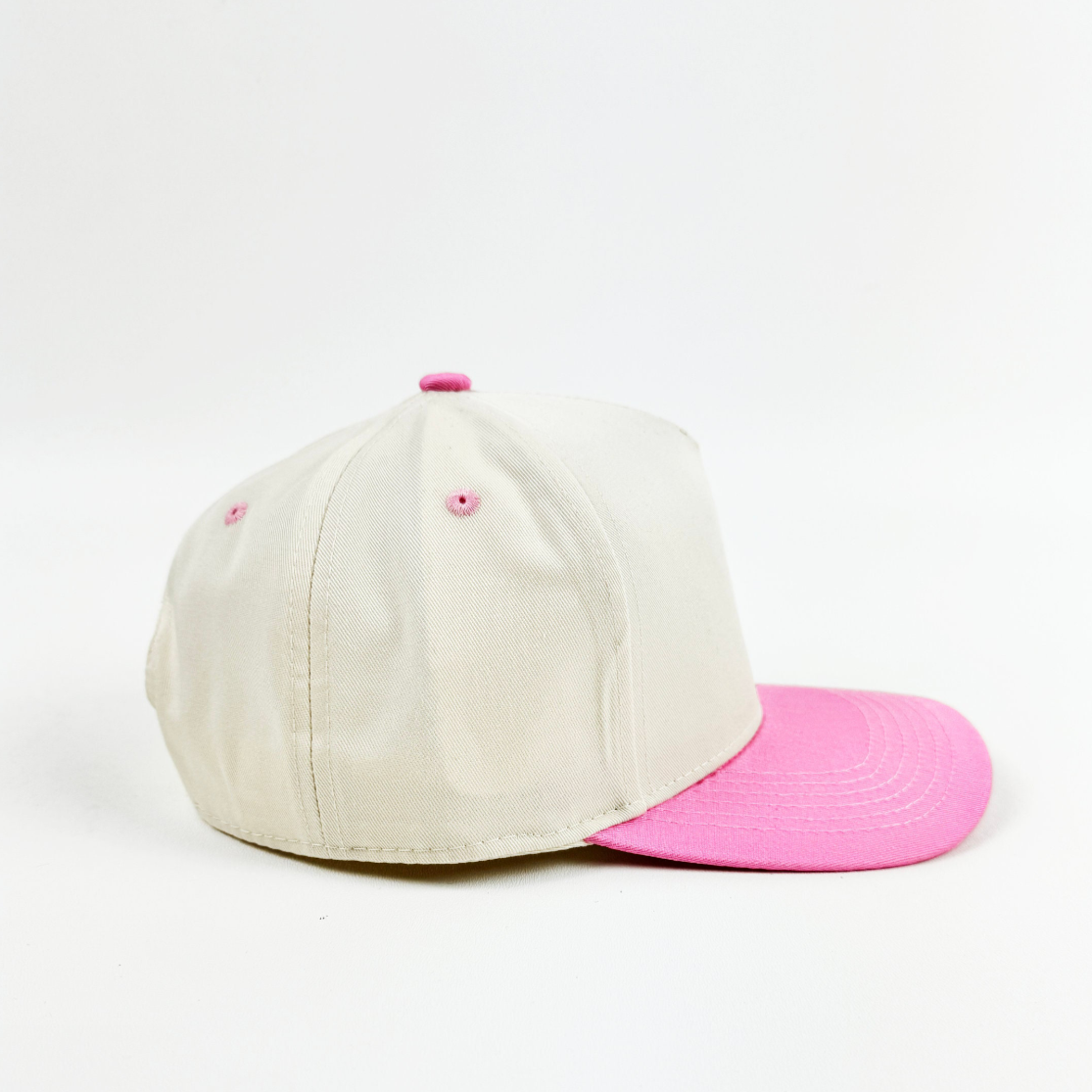 Pink/White baseball cap