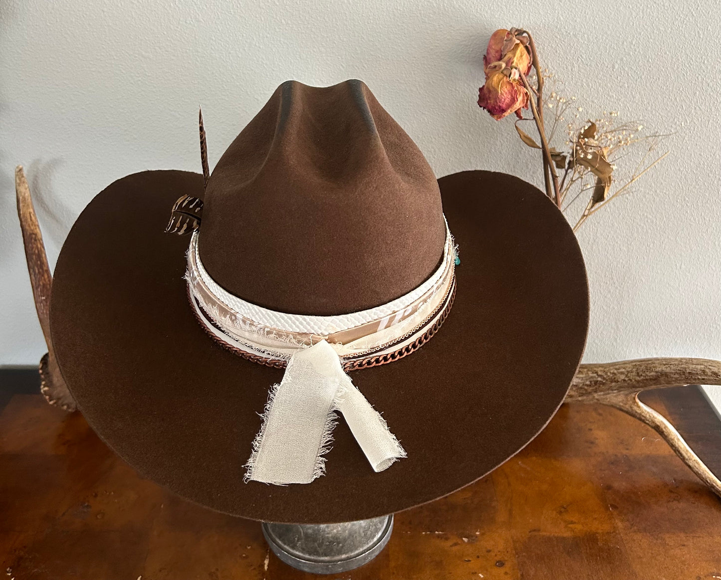 Custom brown cowgirl