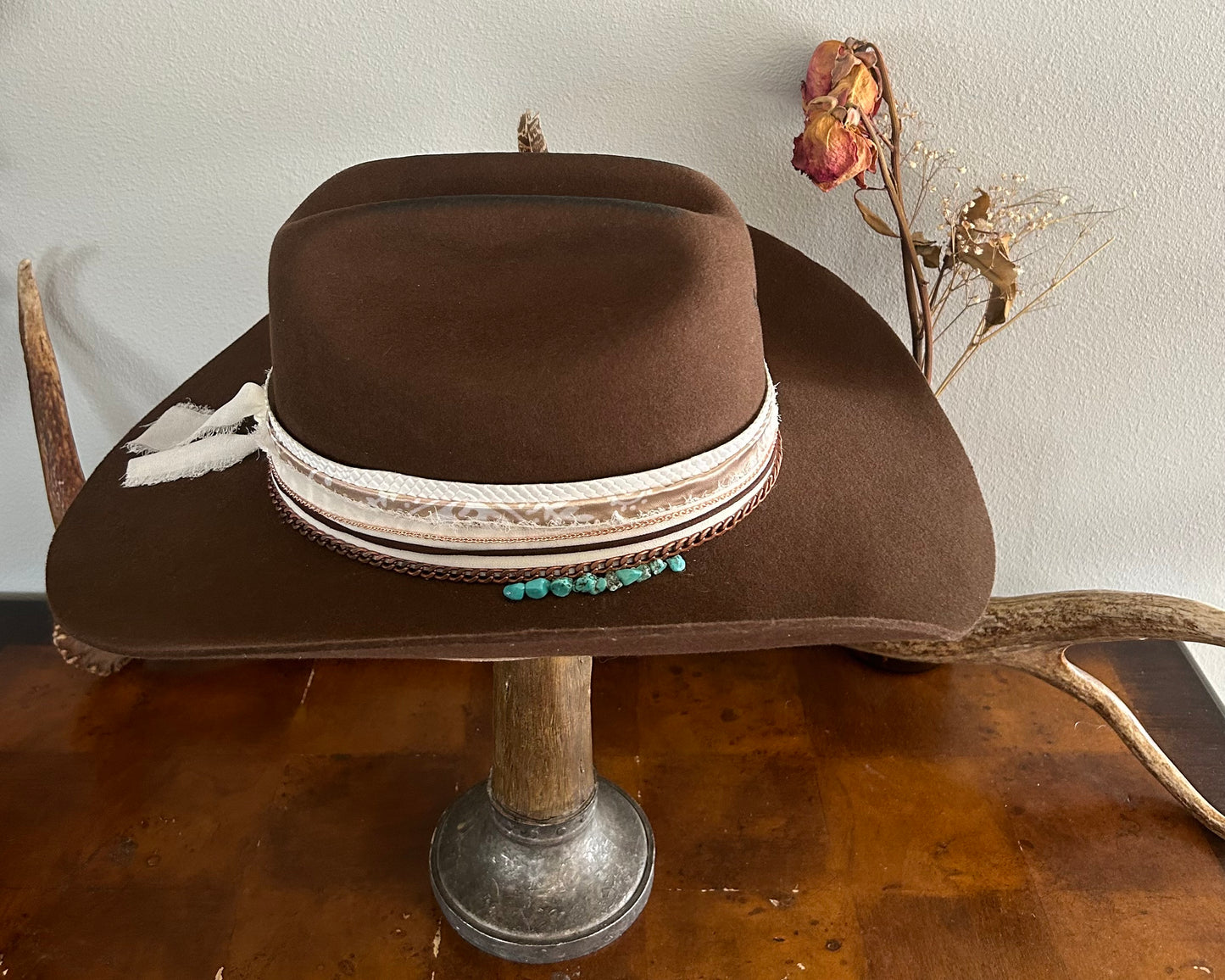 Custom brown cowgirl