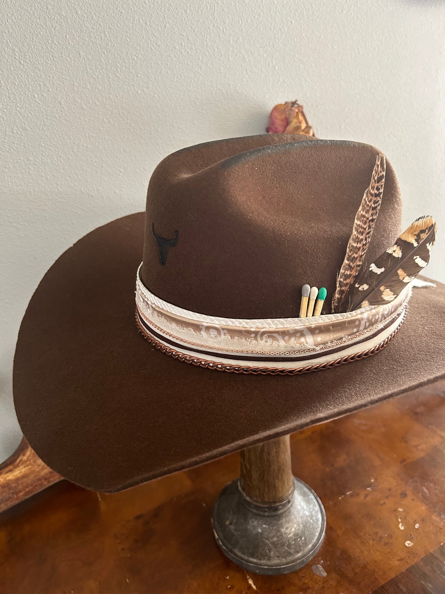 Custom brown cowgirl