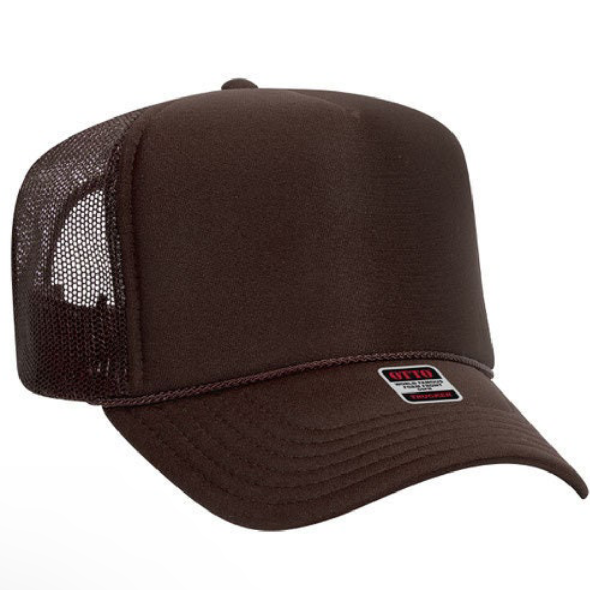 Brown foam trucker