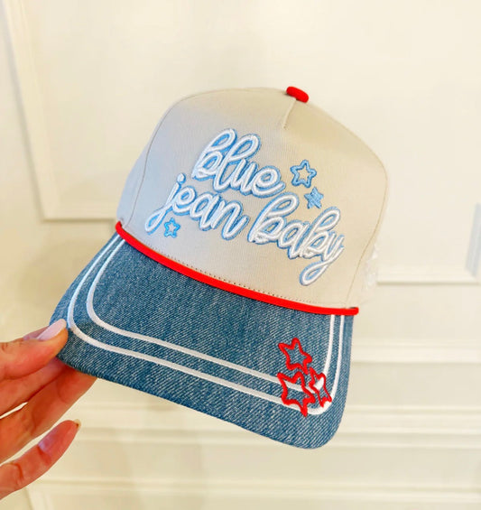 Blue jean baby vintage trucker