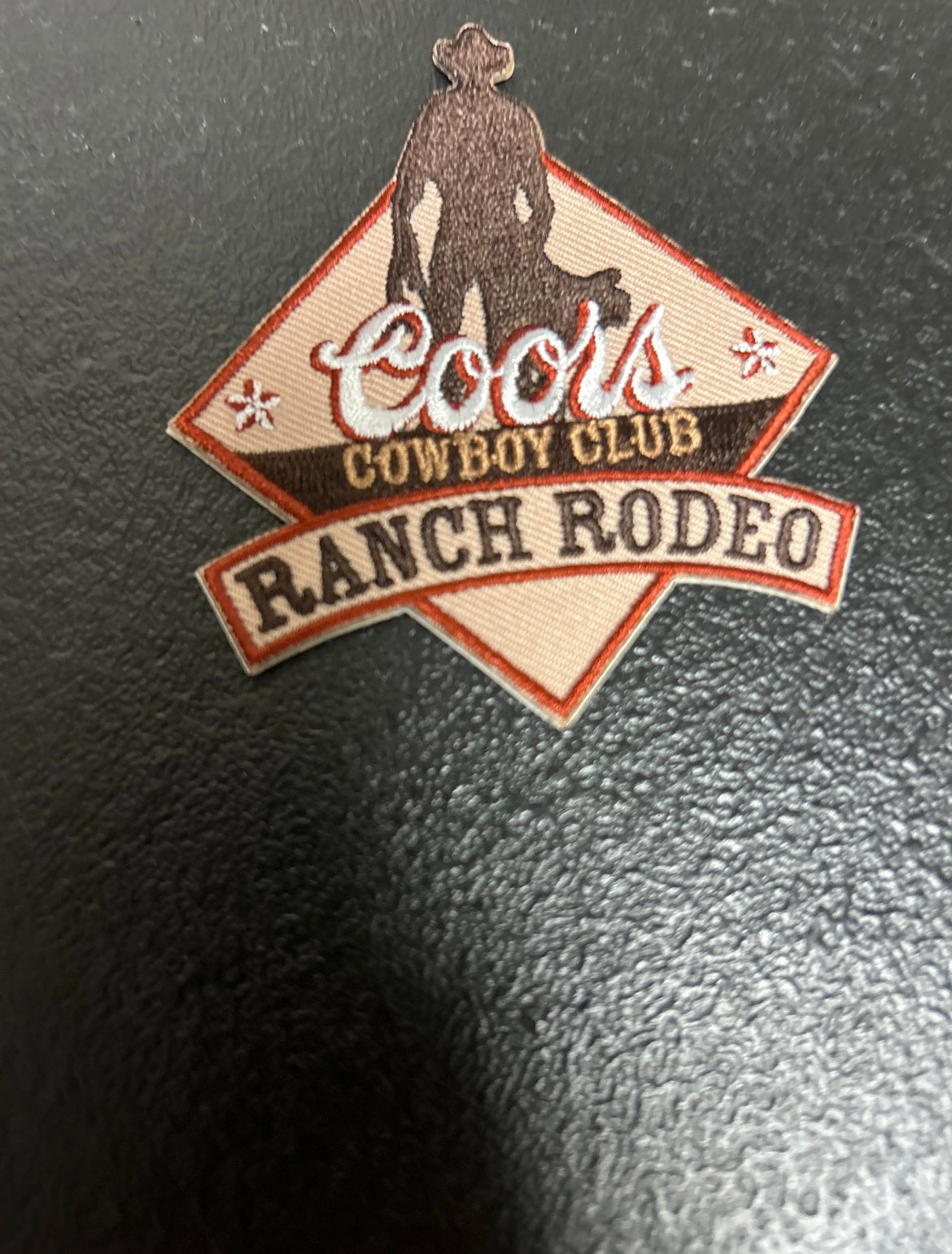 Coors cowboy patch