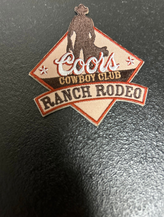 Coors cowboy patch