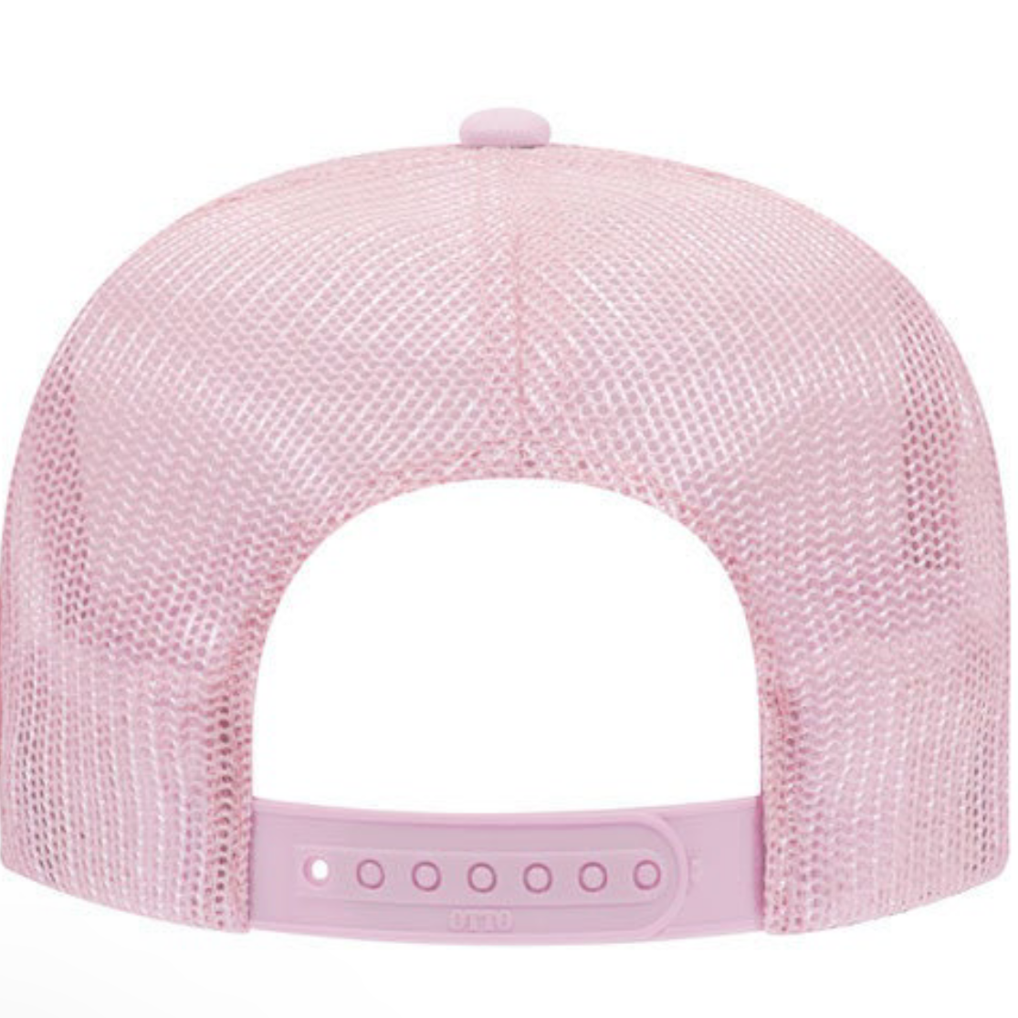 Light pink foam trucker