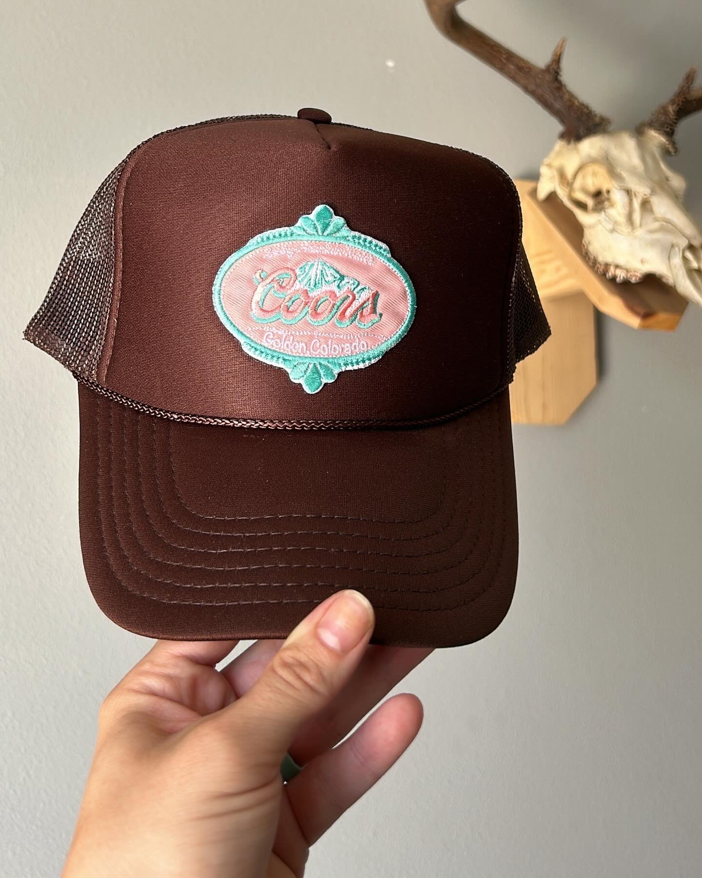 Pink and turquoise Coors