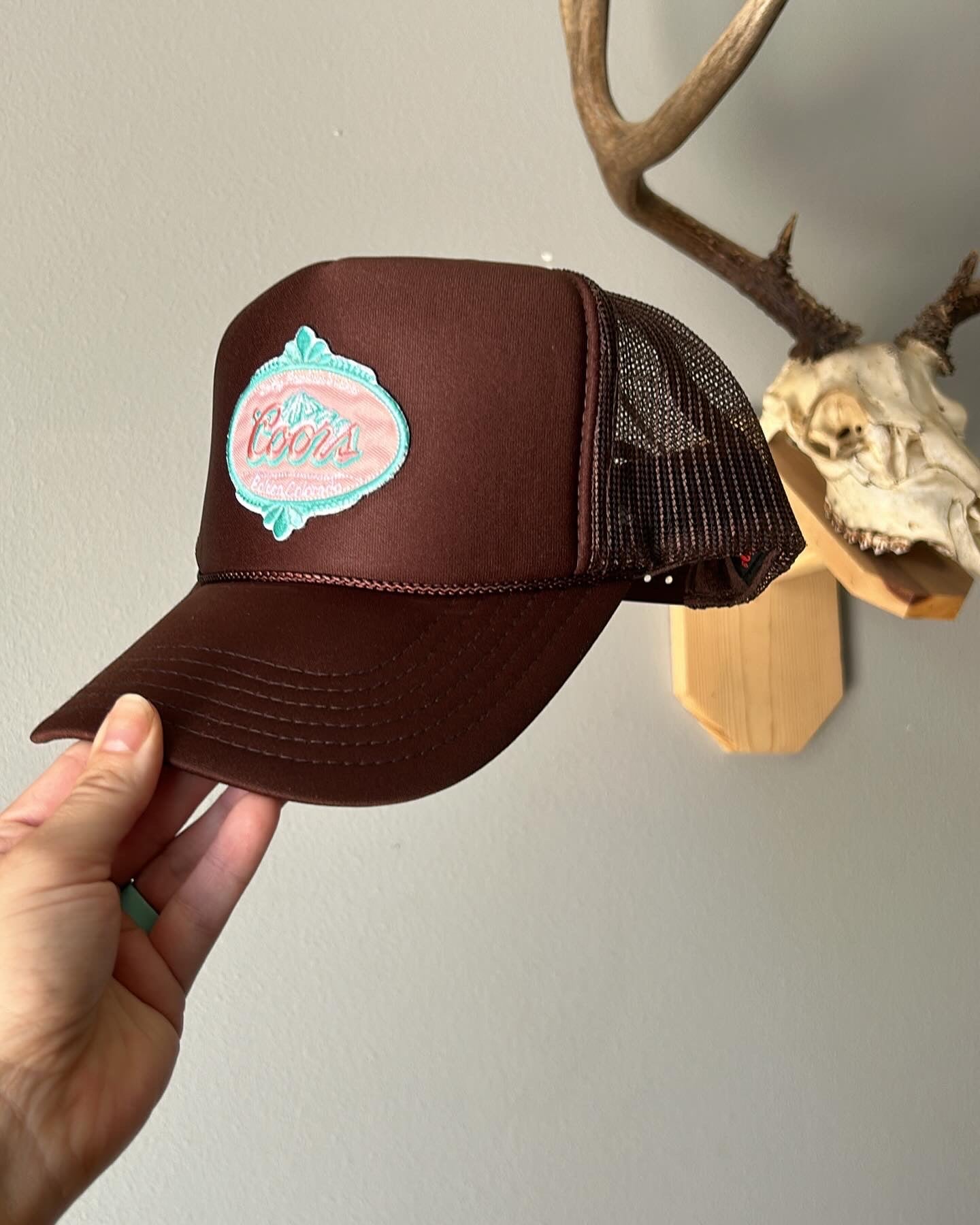 Pink and turquoise Coors